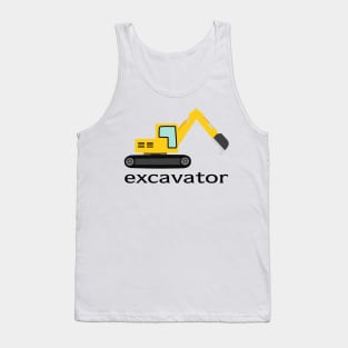 excavator Tank Top